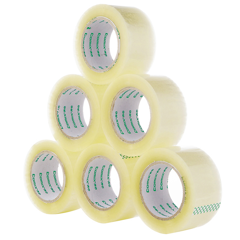 齐心 JF5508-6 封箱胶带 透明