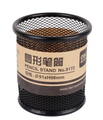 得力9172笔筒(黑)(只)