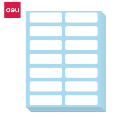 得力7180自粘性标贴(白)13*38mm(本)