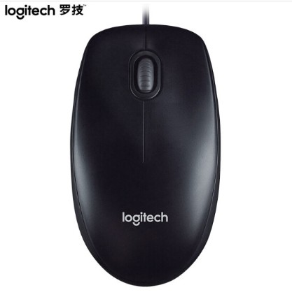 罗技M90有线鼠标（黑色）