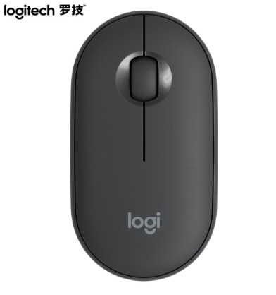 罗技M-Pebble鹅卵石无线鼠标  黑色