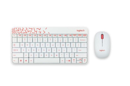 罗技MK245无线键鼠套装（白色）