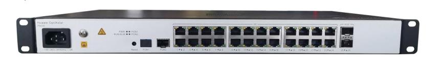华为光接入交换机 24口ONU OptiXstar P805E-X_24口XGS-PON ONU "OptiXstar P805E-X多业务接入设备,1*XGSPON BOB(SC/UPC),1*XGSPON SFP+,24GE,2*XGE(光),国内通用配置*1；3年维保服务*1