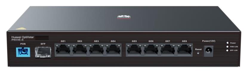 华为光接入交换机 8口ONU OptiXstar P603E-E_8口ONU Huawei OptiXstar P603E-E，1*GPON(光)，8GE；3年维保服务*1