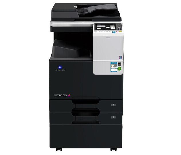 柯尼卡美能达彩色复印机bizhubC266（主机+双面自动输稿器+双纸盒+工作台-1年质保/1年上门服务）