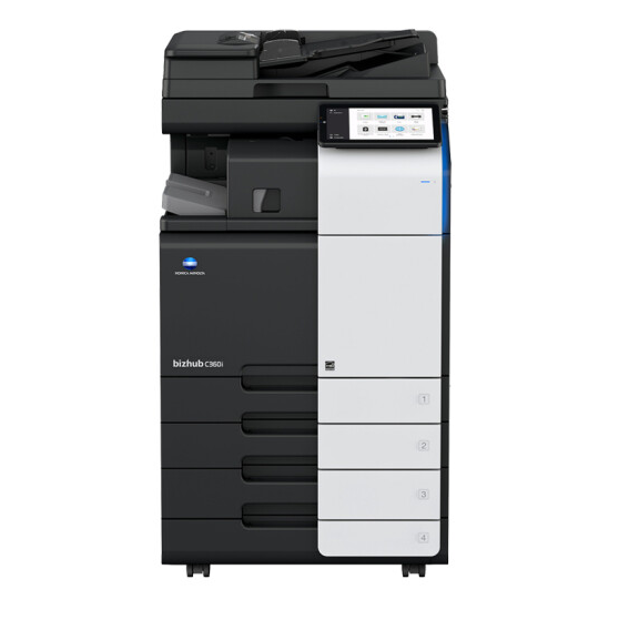 柯尼卡美能达彩色复印机bizhubC360i（主机+双面器+自动双面输稿器+双纸盒+工作台-1年质保/1年上门服务）