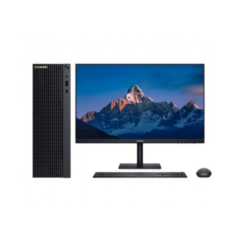 华为Matestation B515台式电脑（AMD Ryzen 5 4600G/256G SSD/8GB(8GB*1)/无光驱/USBKB/USBMouse/WIFI/串口/300W/23.8"显示器/三年上门服务/三年硬盘不返还）
