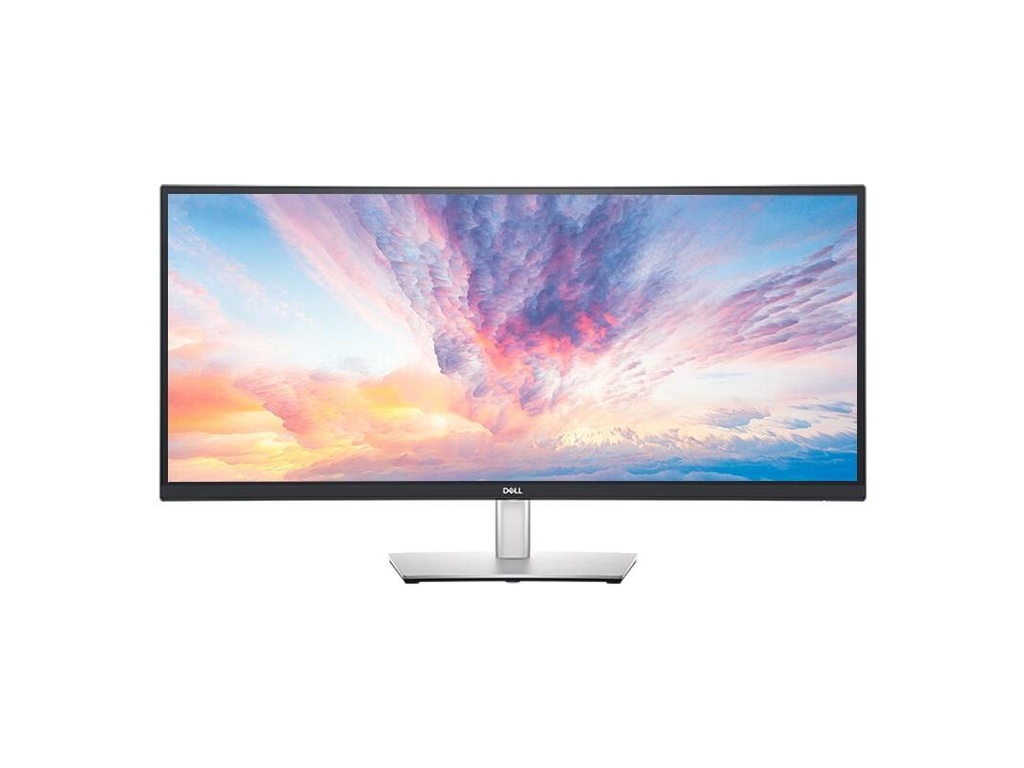 戴尔P3424WE 34英寸显示器 WQHDIPS Type-C 90W反向充电 防蓝光 21:93800R