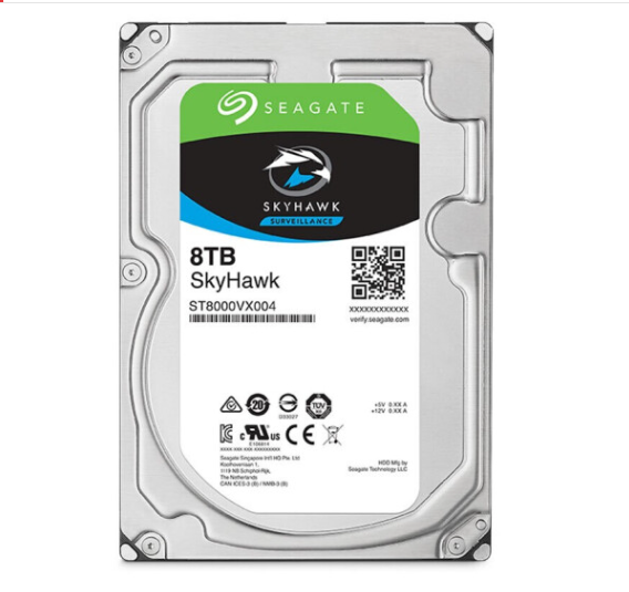 希捷（Seagate）ST8000VX004 酷鹰SkyHawk监控硬盘 256MB 7200转 SATA 垂直 机械 PMR CMR 8TB