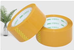 得力30239米黄封箱胶带48mm*100y*50um(米黄色)(6卷/筒)