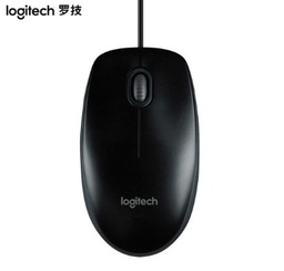 罗技M100R有线鼠标（黑色）
