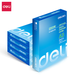 得力（deli）整箱2500张 复印纸5包装70g