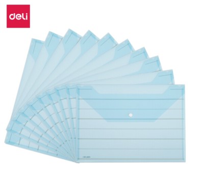 得力8313文件袋(蓝)