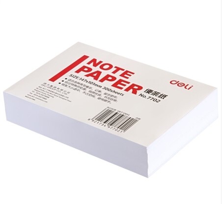 得力7702便条纸147*101(白)(包)