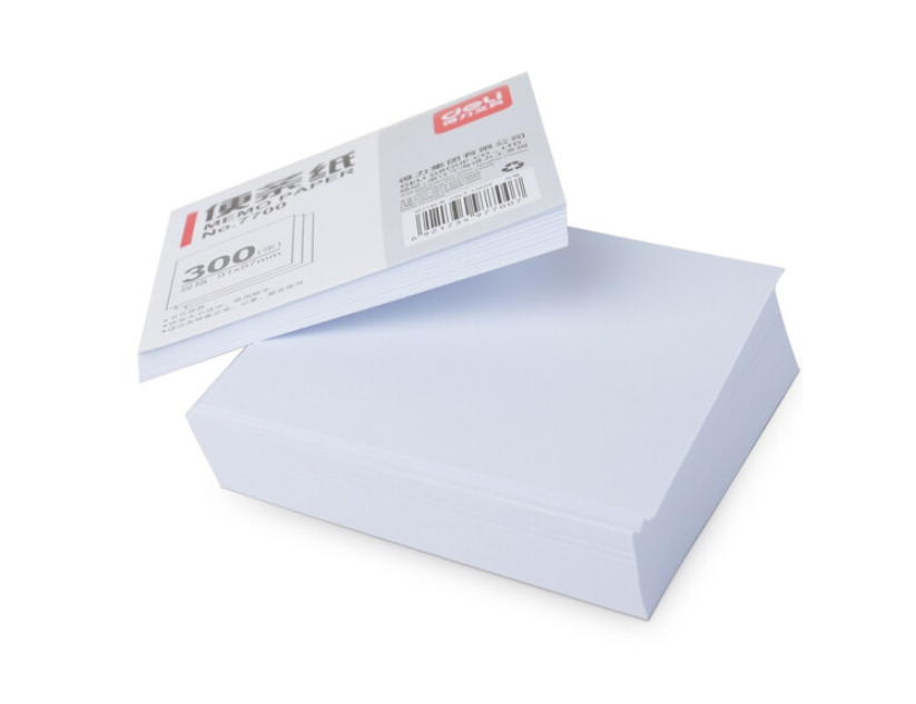 得力7700便条纸91*87(白)(包)