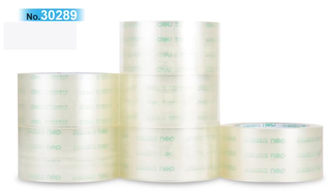 得力30289封箱胶带55mm*80m*50um(6卷/筒)