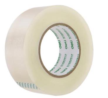 得力30208封箱胶带48mm*200y*50um(6卷/筒)