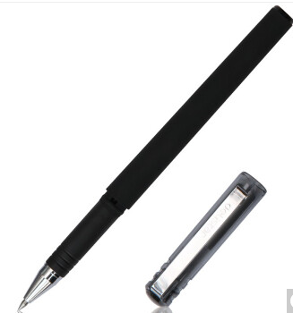 得力S37中性笔0.5mm子弹头(黑)(支)