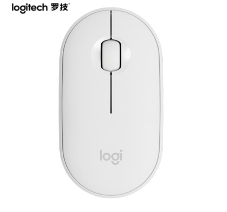 罗技M-Pebble鹅卵石无线鼠标（白色）