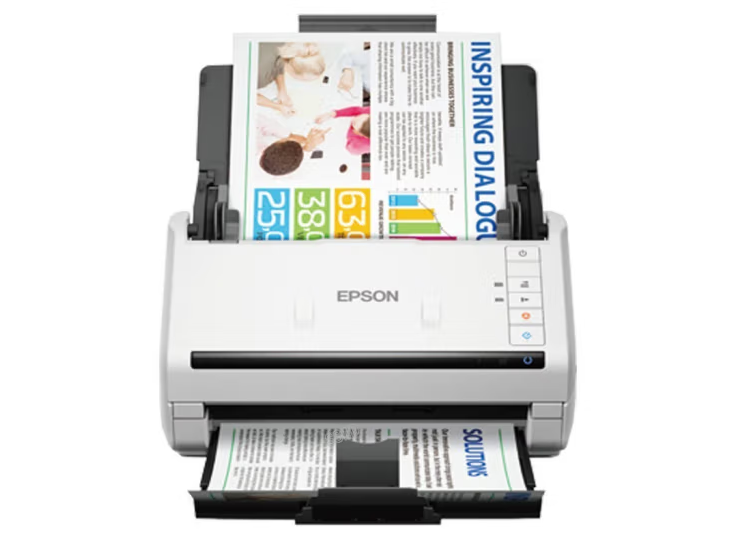 爱普生（EPSON）DS-570WII A4馈纸式高速高清无线Wifi办公彩色文档扫描仪，三年保修