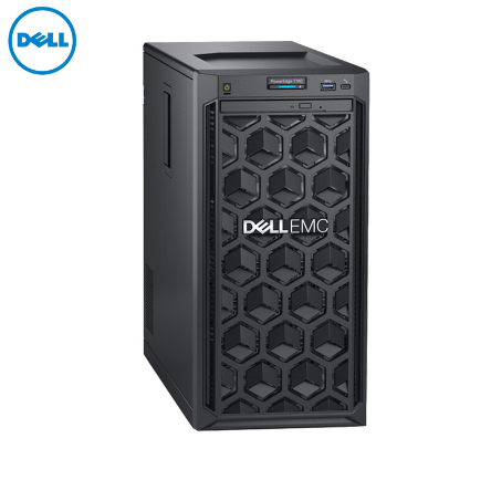 戴尔（DELL）PowerEdge T140 塔式服务器 英特尔至强E-2246G处理器（主频3.6G 六核）， 16G内存，2块1T SATA硬盘（最大可支持8个3.5""SAS/SATA (HDD/SSD硬盘）；支持RAID0、1、10；21.5英寸高清液晶显示器；原厂三年免费保修。