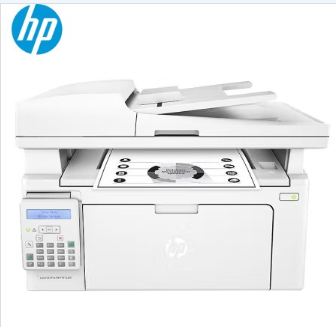 惠普（HP）M132fn黑白激光多功能一体机，一年质保