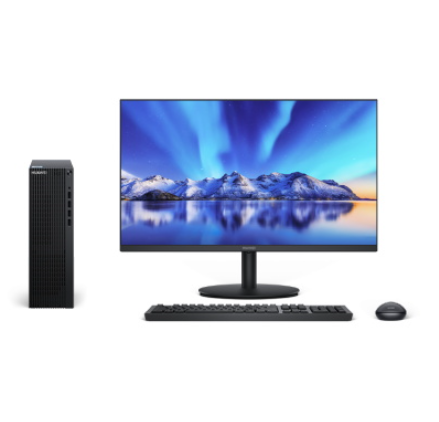 华为擎云 B530-K5621N商用台式电脑( i5 16GB+256GB+1TB)无Wifi&amp;蓝牙+23.8寸显示器/三年保修三年上门/300W电源
