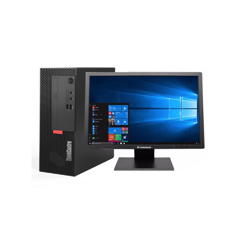 联想ThinkCentre M730e-A014 （i5-10500/8GB内存/128GB SSD+1TB 硬盘/无光驱/180W 85%电源/USB键盘/USB鼠标/Win10 Home/门到桌安装服务/三年上门/23.8寸专供显示器）