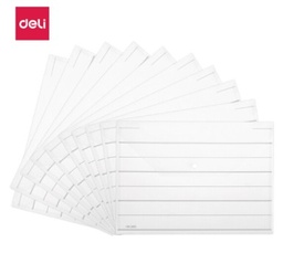 得力8313文件袋(透明)