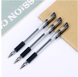 得力6600中性笔0.5mm子弹头(黑)(支)