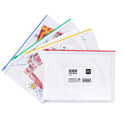 得力5674拉链袋(透明)(只)