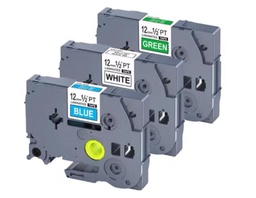 普贴（PUTY）标签机色带TZ2-131 12mm 透明底黑字适用兄弟标签机，未拆封保1年，拆后不保